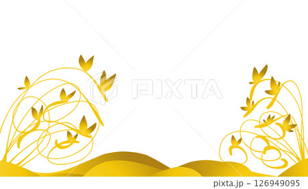 Illustration background with a mellow yellow plant theme. Perfect for wallpaper, invitation cards, envelopes, magazines, book covers. Illustration background with a mellow yellow plant theme. Perfect for wallpaper, invitation cards, envelopes, magazines, book covers. 126949095