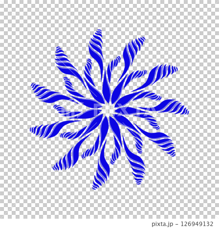 Blue tribal mandala icon with shadow. Perfect for logos, icons, items, tattoos, stickers, posters, banners, clothes, hats Blue tribal mandala icon with shadow. Perfect for logos, icons, items, tattoos, stickers, posters, banners, clothes, hats 126949132