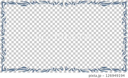 Abstract background with elemental blue border or frame. Perfect for card backgrounds, book covers, posters, banners 126949194