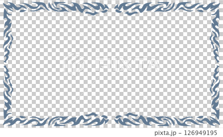 Abstract background with elemental blue border or frame. Perfect for card backgrounds, book covers, posters, banners 126949195