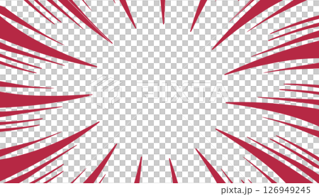 Abstract comic background illustration with viva magenta pattern. Perfect for adding energy and excitement to graphic designs, posters, websites, comics, banners, magazine covers, invitation covers 126949245