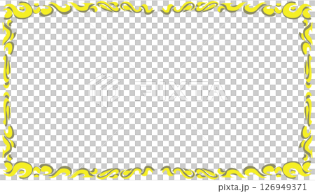 Abstract background illustration with yellow frame. Perfect for magazine background, poster, website, book cover Abstract background illustration with yellow frame. Perfect for magazine background, poster, website, book cover 126949371