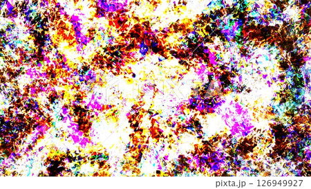 背景素材_ギャラクティックノイズ_黄紫 126949927