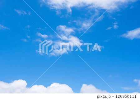 雨上がりの澄んだ青空と白い雲07 雨上がりの澄んだ青空と白い雲07 126950111