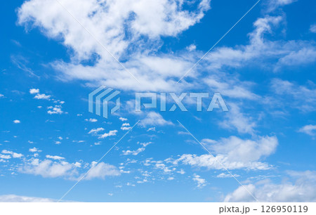 雨上がりの澄んだ青空と白い雲15 雨上がりの澄んだ青空と白い雲15 126950119