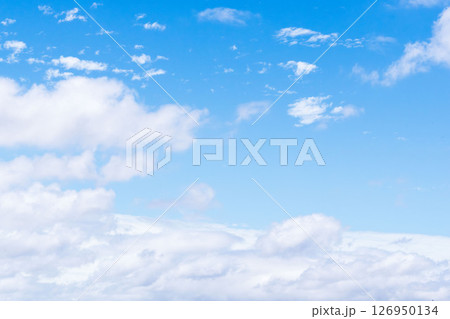 雨上がりの澄んだ青空と白い雲31 雨上がりの澄んだ青空と白い雲31 126950134