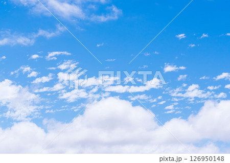 雨上がりの澄んだ青空と白い雲45 雨上がりの澄んだ青空と白い雲45 126950148