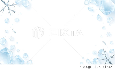 かわいい氷のイラスト 126951732