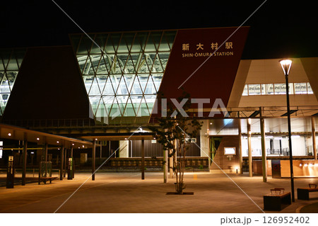西九州新幹線 新大村駅 (夜間) 126952402