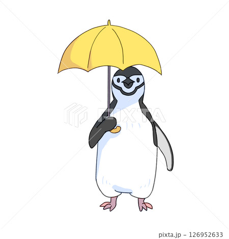 傘を持つペンギン 傘を持つペンギン 126952633