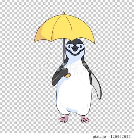 傘を持つペンギン 傘を持つペンギン 126952633