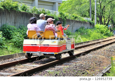 小坂鉄道レールパークのレールバイク 小坂鉄道レールパークのレールバイク 126952739