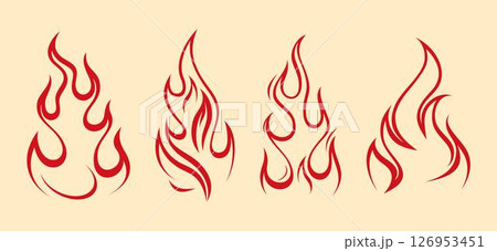 fire design over gray background vector illustration Fire flames, set vector icons Fire and flames outline icon set. Contour bonfire, linear flaming elements. Hand drawn monochrome different fire fire design over gray background vector illustration Fire flames, set vector icons Fire and flames outline icon set. Contour bonfire, linear flaming elements. Hand drawn monochrome different fire 126953451