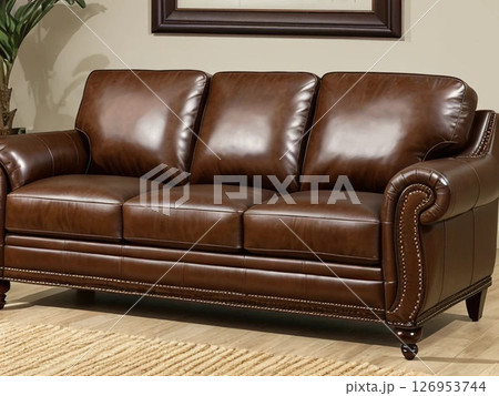 レザーのソファー レザーのソファー 126953744