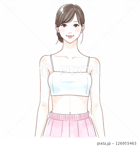 女性・女の子のイラスト素材 126955463