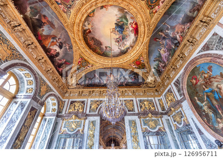 Ceilings decors of the royal apartments, Versailles, France Ceilings decors of the royal apartments, Versailles, France 126956711