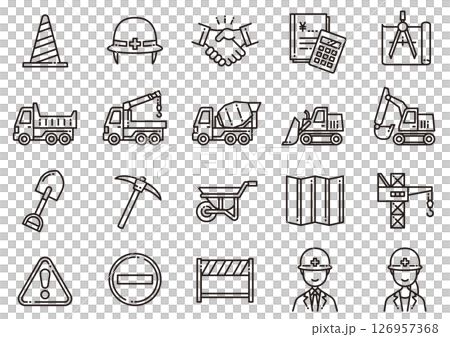 建築圖示 01 126957368