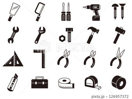 工具アイコン02 Tool icons 工具アイコン02 Tool icons 126957372