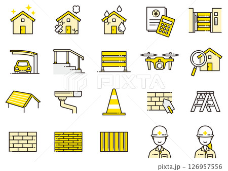 リフォームアイコン03 Renovation icons リフォームアイコン03 Renovation icons 126957556