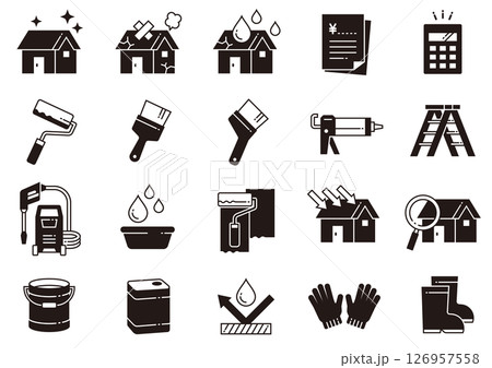 リフォームアイコン05　Renovation icons 126957558