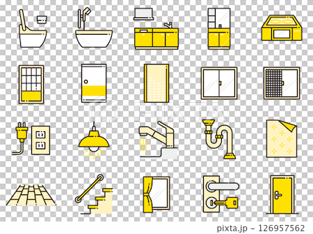 リフォームアイコン09　Renovation icons 126957562