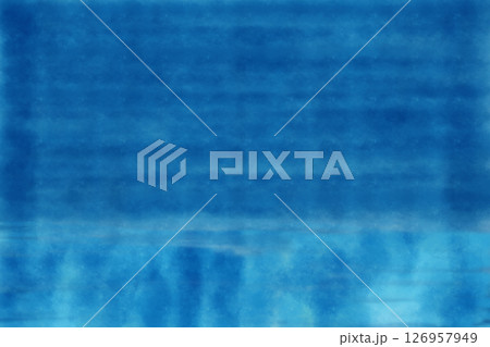水色と紺色の縦横縞グラデーションスライド（斑）　イラスト素材 126957949