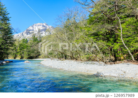 初夏の上高地 長野県松本市 初夏の上高地 長野県松本市 126957989