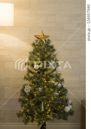 クリスマスツリーのある部屋 126957990