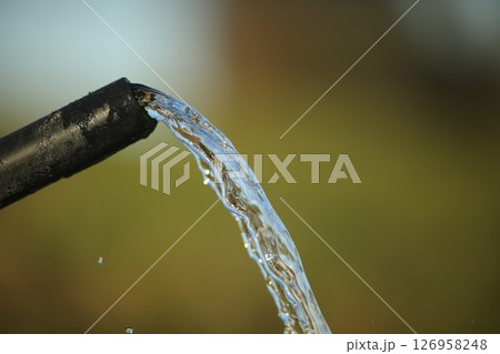 Water pipe is dripping water Water pipe is dripping water 126958248