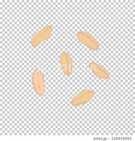 ピーナッツのイラスト 126958993