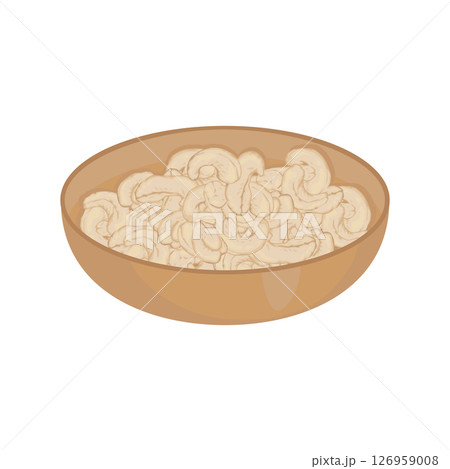 カシューナッツのイラスト カシューナッツのイラスト 126959008
