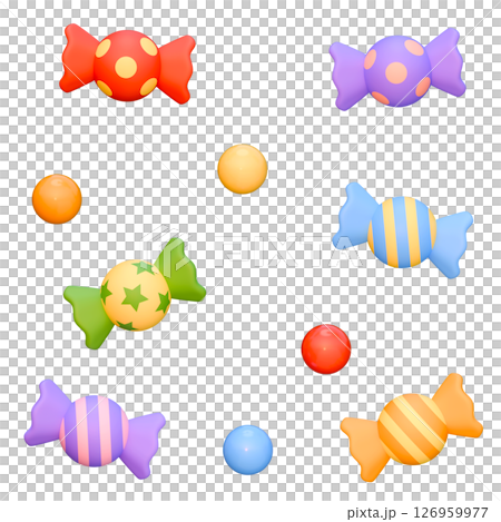カラフルなキャンディー カラフルなキャンディー 126959977
