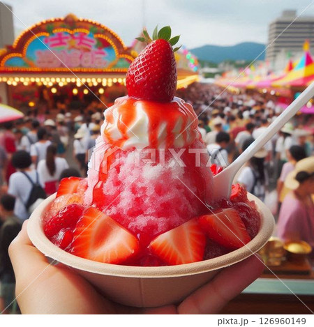 かき氷 カキ氷 夏 かき氷 カキ氷 夏 126960149
