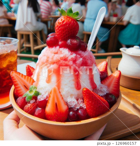かき氷　カキ氷　夏 126960157