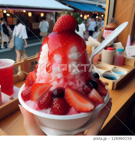 かき氷 カキ氷 夏 かき氷 カキ氷 夏 126960159
