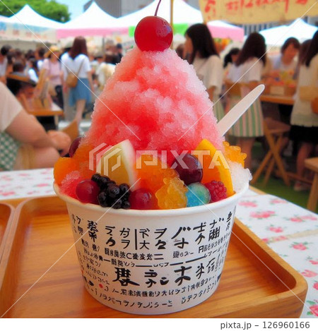 かき氷 カキ氷 夏 かき氷 カキ氷 夏 126960166