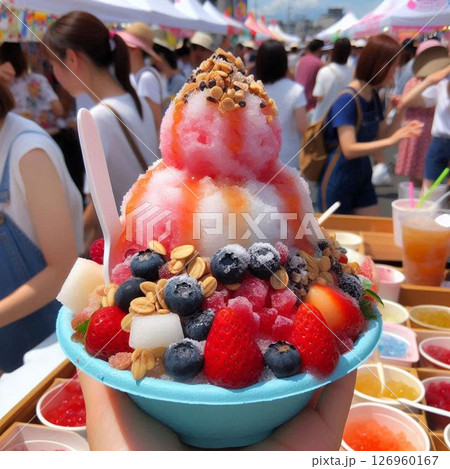 かき氷 カキ氷 夏 かき氷 カキ氷 夏 126960167