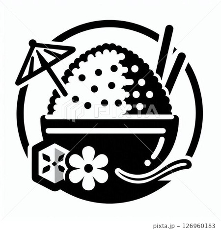 かき氷　カキ氷　夏 126960183