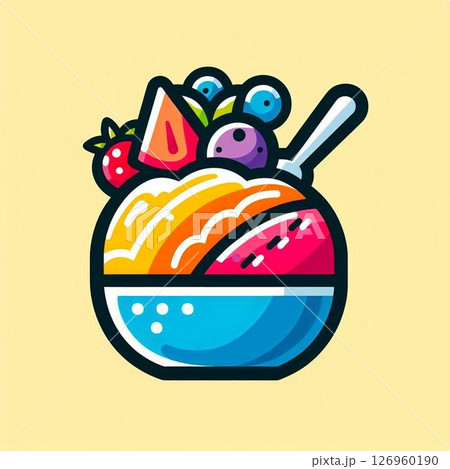 かき氷　カキ氷　夏 126960190