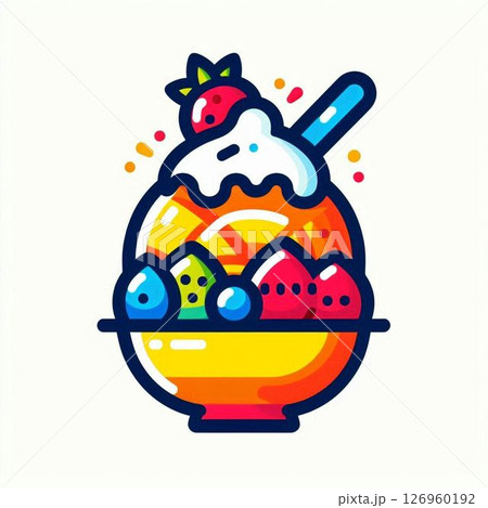 かき氷 カキ氷 夏 かき氷 カキ氷 夏 126960192