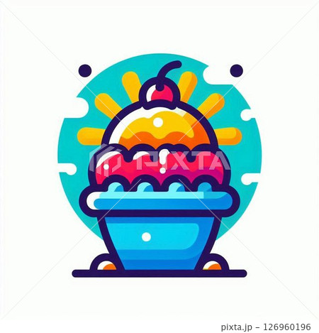 かき氷 カキ氷 夏 かき氷 カキ氷 夏 126960196