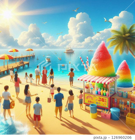 かき氷 カキ氷 夏 かき氷 カキ氷 夏 126960206