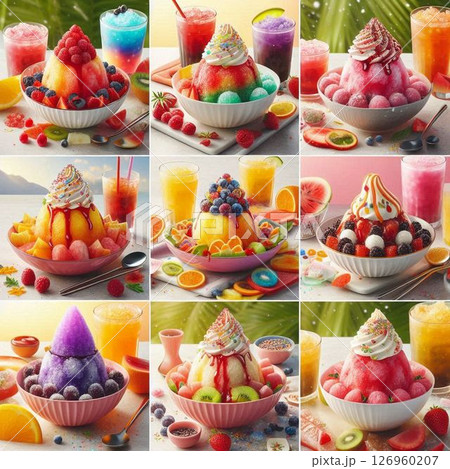 かき氷 カキ氷 夏 かき氷 カキ氷 夏 126960207