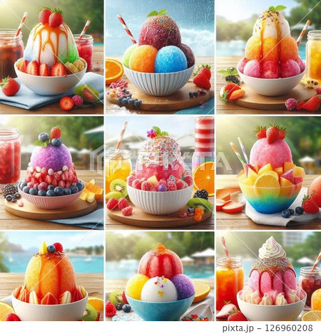 かき氷 カキ氷 夏 かき氷 カキ氷 夏 126960208