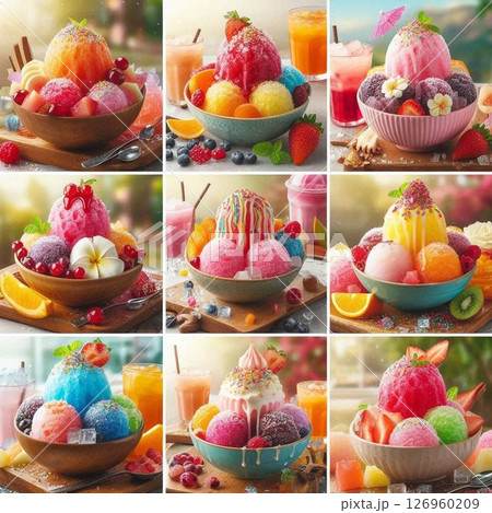 かき氷 カキ氷 夏 かき氷 カキ氷 夏 126960209