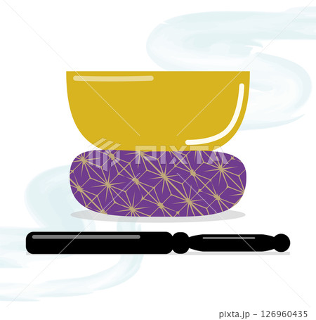 おりん（仏具）のイラスト 126960435