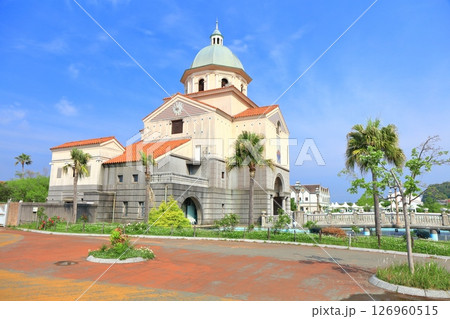 【広島県】晴天の呉ポートピアパーク（シンボルドーム） 126960515