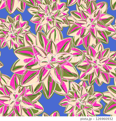 vector seamless pattern with purple flowers vector seamless pattern with purple flowers 126960932