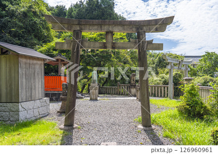 京都大原 出世稲荷神社 石鳥居 京都大原 出世稲荷神社 石鳥居 126960961