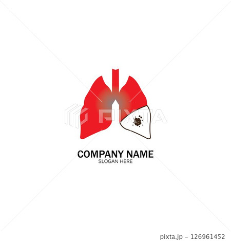 lung health and care logo template,emblem,design concept,creative symbol,icon,vector illustration. lung health and care logo template,emblem,design concept,creative symbol,icon,vector illustration. 126961452